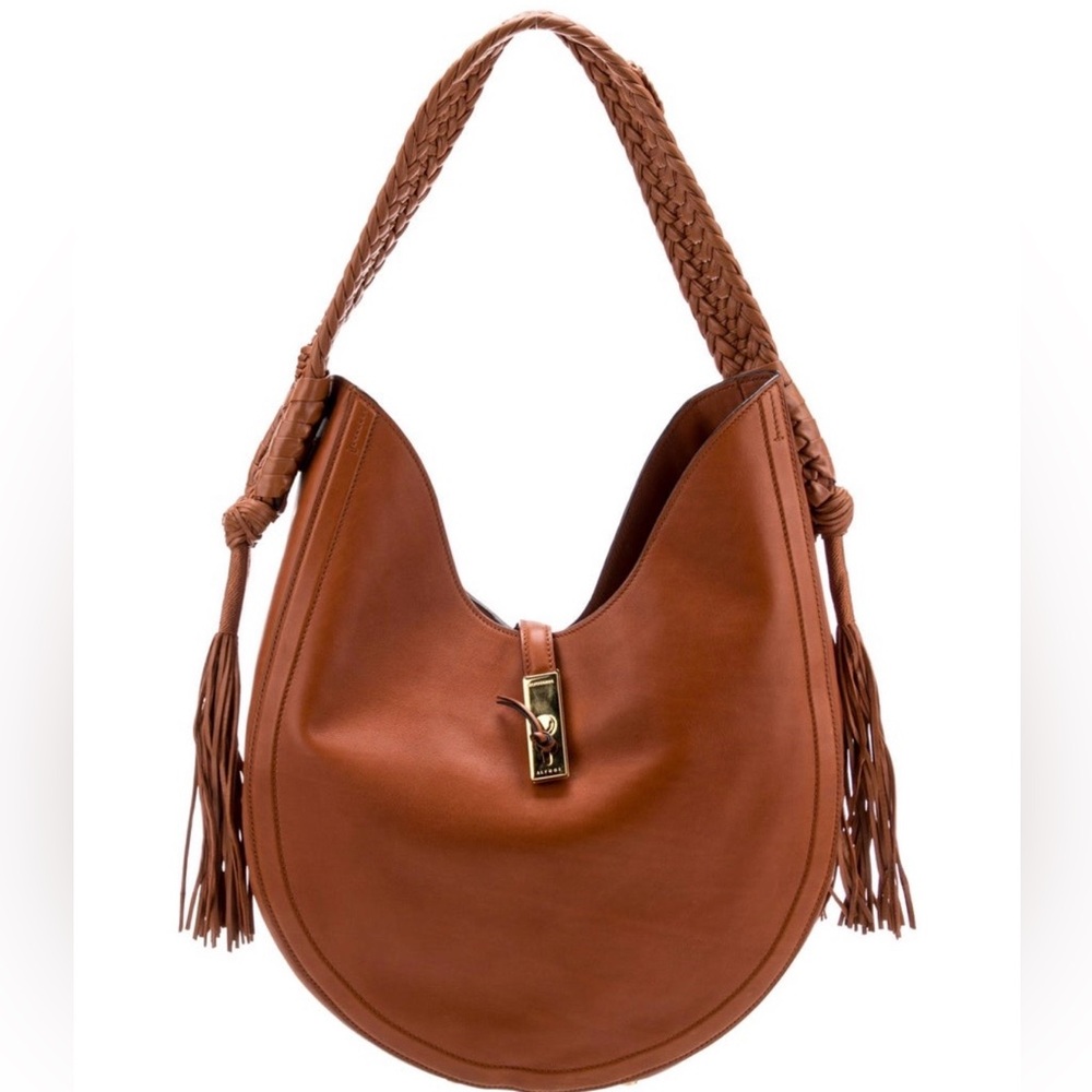 Altuzarra Gianda Bullrope Large Leather Hobo Bag
